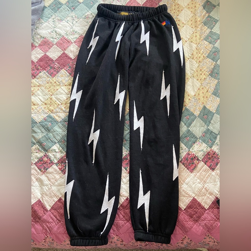 Aviator Nation Embroidered Lightning Bold Sweats